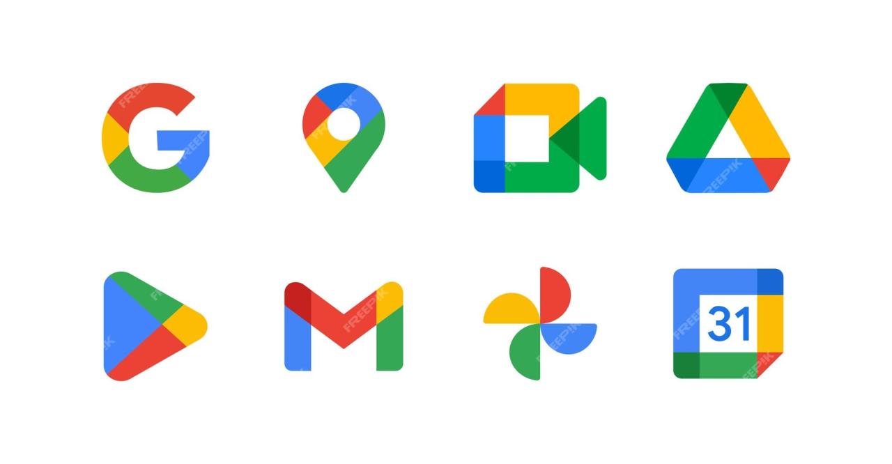 Google products and programs logo on a white background. Google icons ... Google nest google home